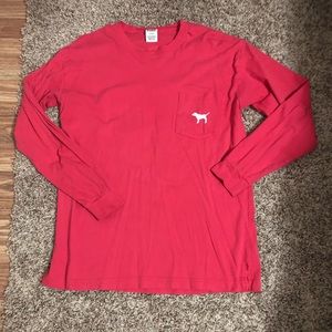Victoria’s Secret PINK long sleeve campus tee